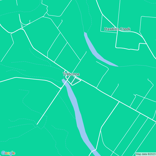 Map showing the location of Canossa Primary School in Trebonne, QLD 4850
