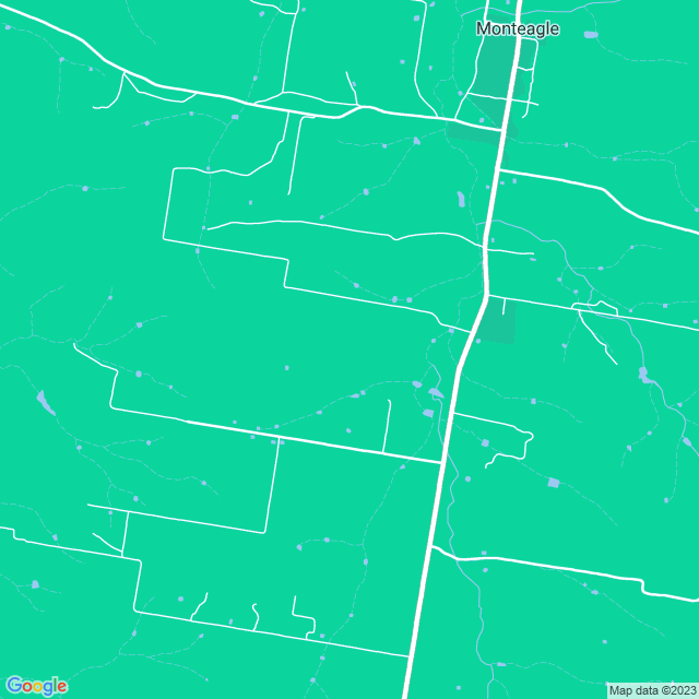 Map showing the location of Monteagle Public School in Monteagle, NSW 2594