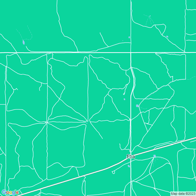 Map showing the location of EBA Railway Siding in Eba, SA 5320