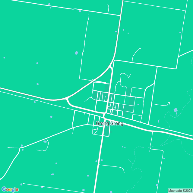 Map showing the location of Firetail Rest Area in Grong Grong, NSW 2652