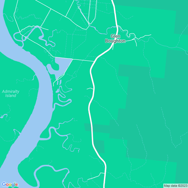 Map showing the location of Coconut Shipyard in East Trinity, QLD 4871