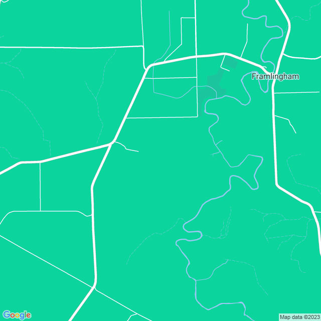 Map showing the location of Framlingham Aboriginal Trust in Framlingham, VIC 3265