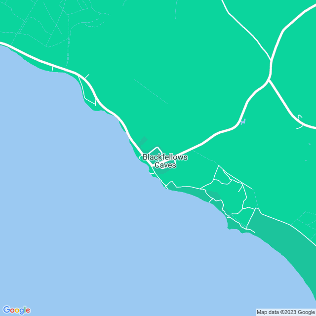 Map showing the location of Playground in Blackfellows Caves, SA 5291