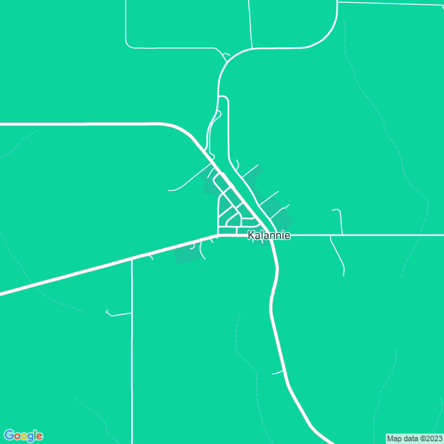 Map showing the location of Kalgrains in Kalannie, WA 6468