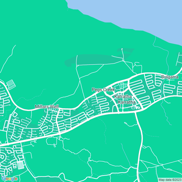 Map showing the location of GHD in Pegs Creek, WA 6714