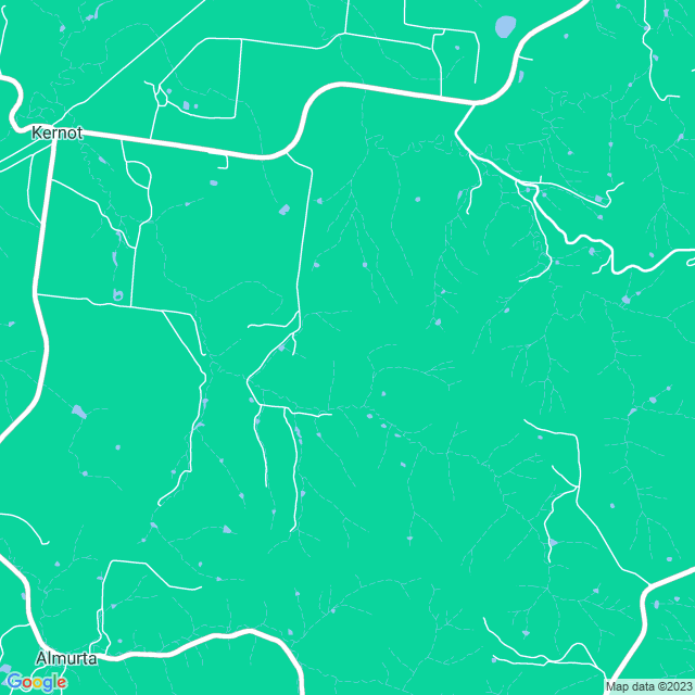 Map showing the location of Belfrage D C in Kernot, VIC 3979