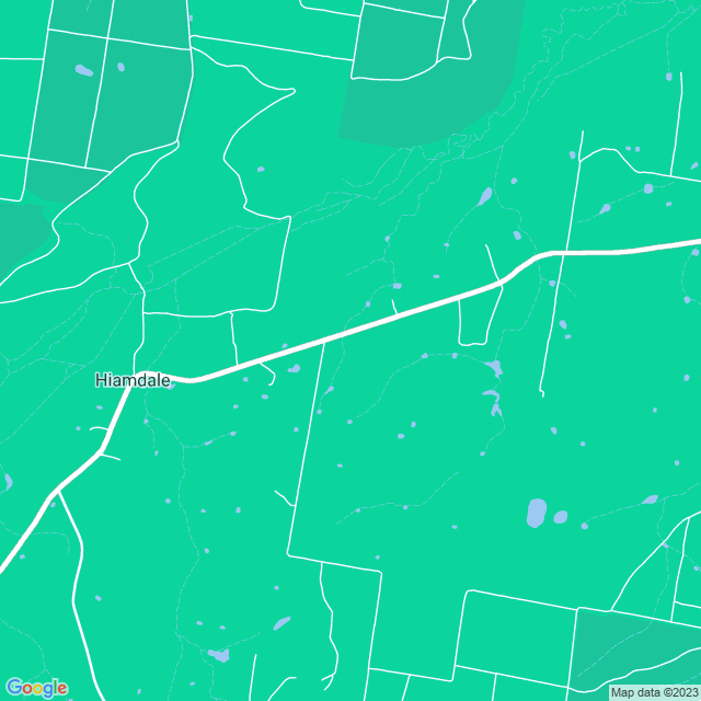 Map showing the location of Fleming Beef in Hiamdale, VIC 3847