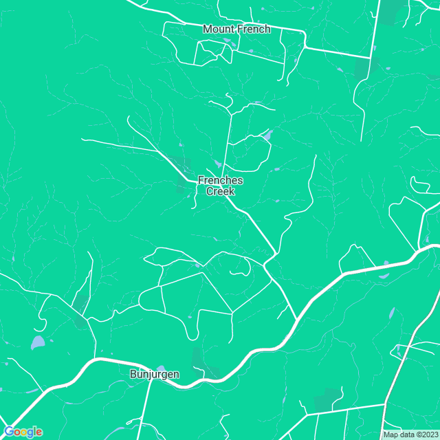 Map showing the location of OURURFA in Frenches Creek, QLD 4310