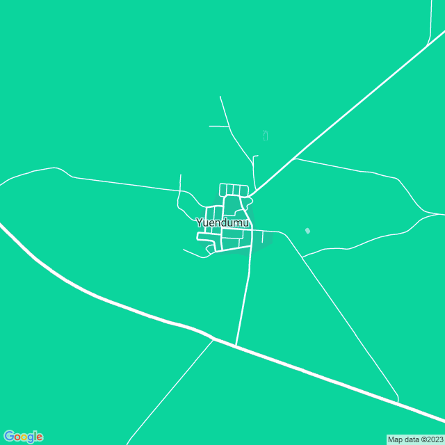 Map showing the location of Yuendumu School in Yuendumu, NT 872