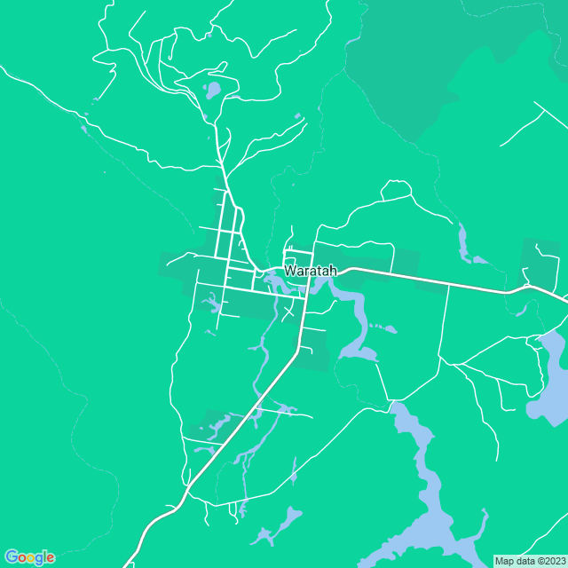 Map showing the location of Philosopher Falls in Waratah, TAS 7321