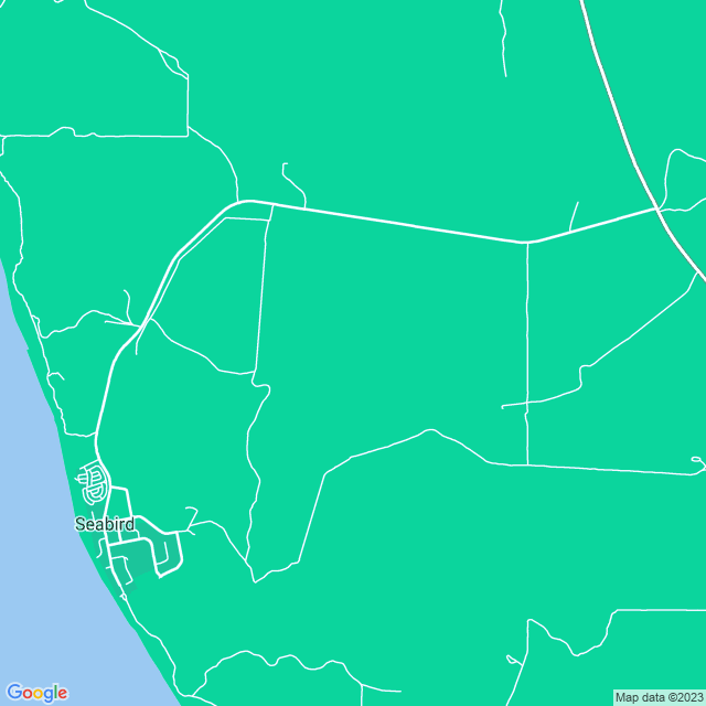 Map showing the location of Authentic Window Cleaning in Seabird, WA 6042