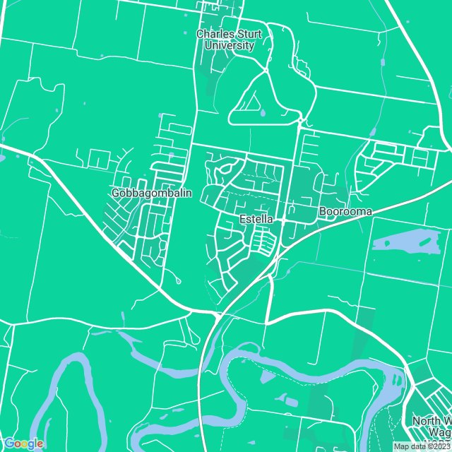 Map showing the location of Bob White Computing Solutions in Estella, NSW 2650