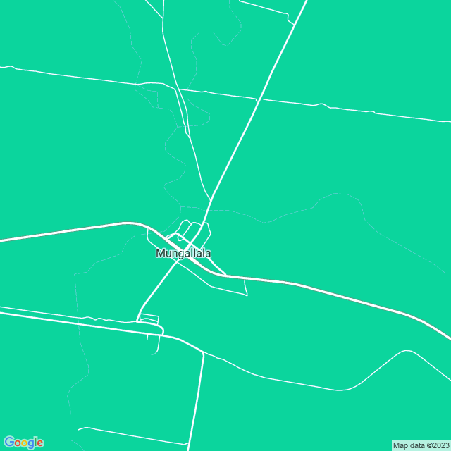 Map showing the location of Mungallala Primary in Mungallala, QLD 4467
