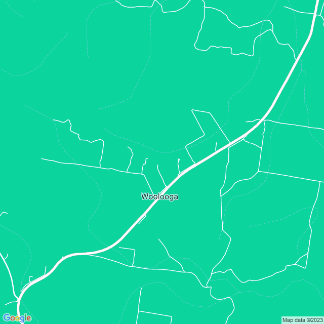 Map showing the location of Woolooga CafeChic in Woolooga, QLD 4570
