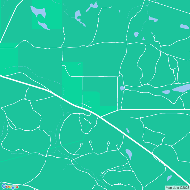 Map showing the location of Twin lakes in Perup, WA 6258