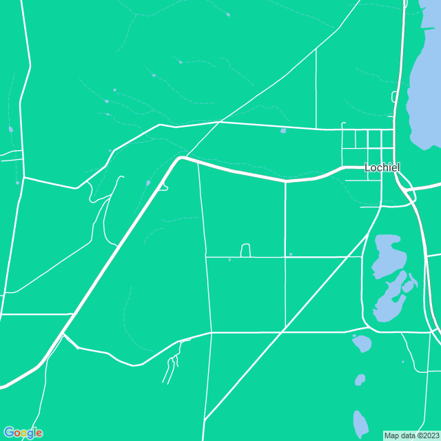 Map showing the location of Lake Bumbunga viewpoint in Lochiel, SA 5510