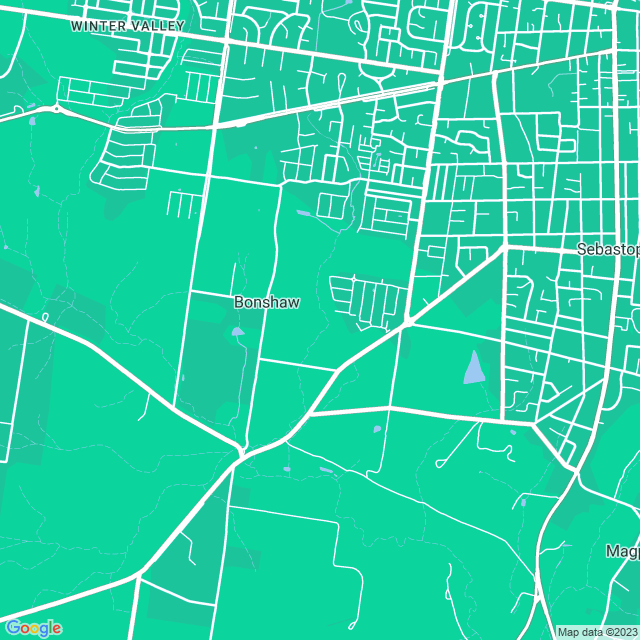 Map showing the location of Design Den in Bonshaw, VIC 3352