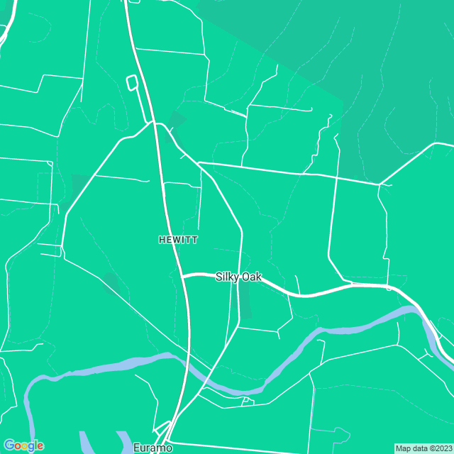 Map showing the location of Jack Evans Drive in Silky Oak, QLD 4854