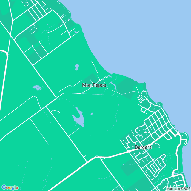 Map showing the location of Beach access in Mon Repos, QLD 4670