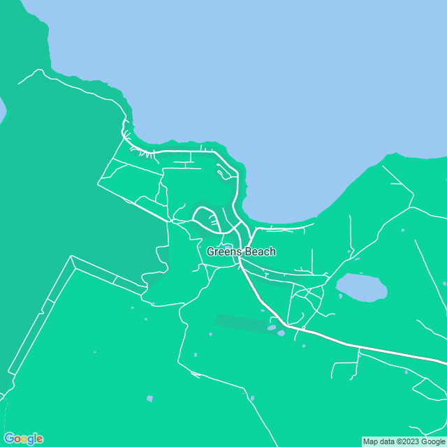 Map showing the location of Playground in Greens Beach, TAS 7270