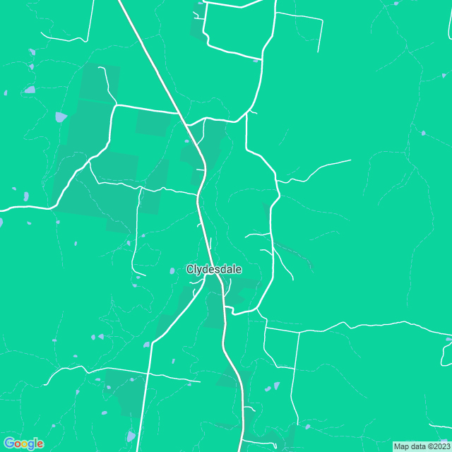Map showing the location of Futostone in Clydesdale, VIC 3461