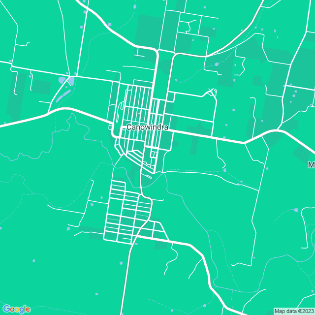Map showing the location of Christopher J Gregory Computing in Canowindra, NSW 2804