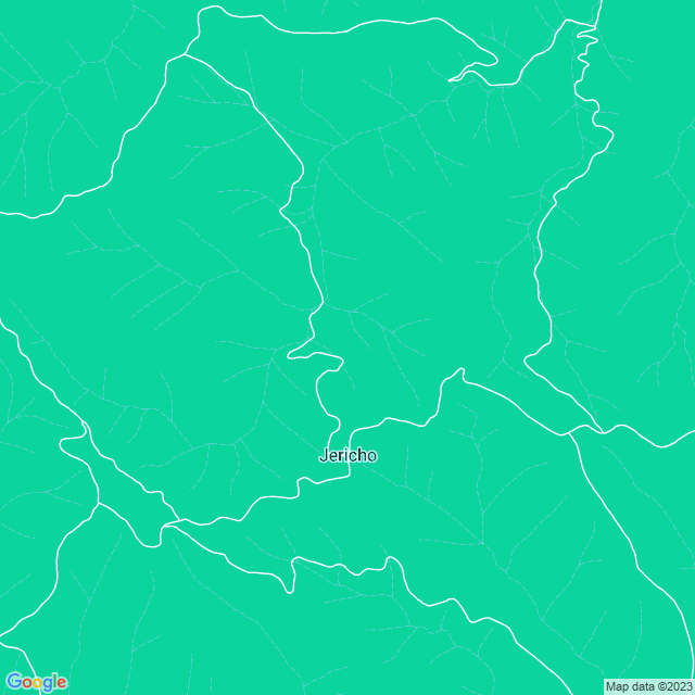 Map showing the location of Jericho Track in Jericho, VIC 3825
