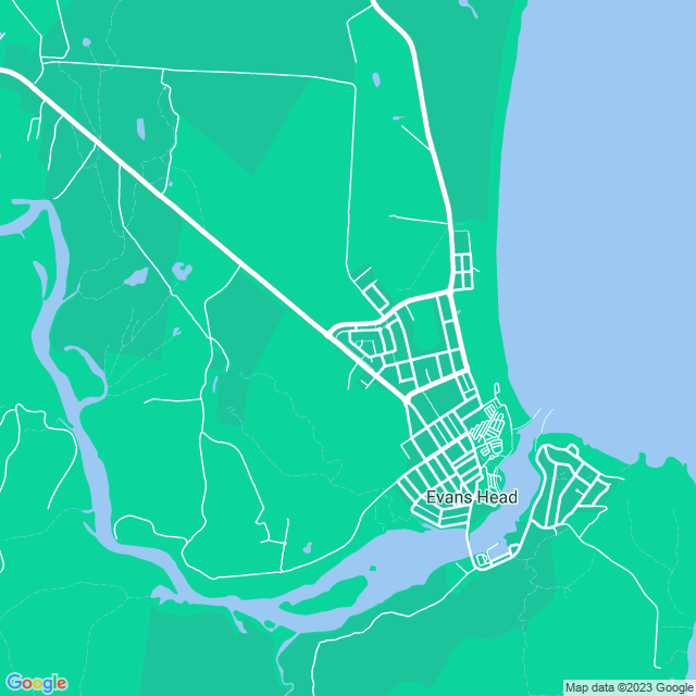 Map showing the location of Surfside Computers in Evans Head, NSW 2473