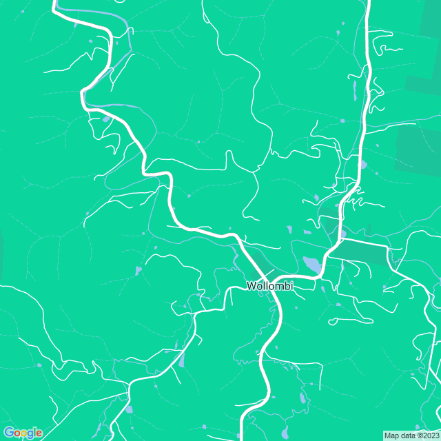 Map showing the location of Pine Ridge in Wollombi, NSW 2325