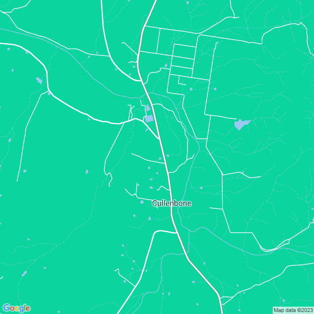 Map showing the location of Cullenbone Schoolhouse in Cullenbone, NSW 2850