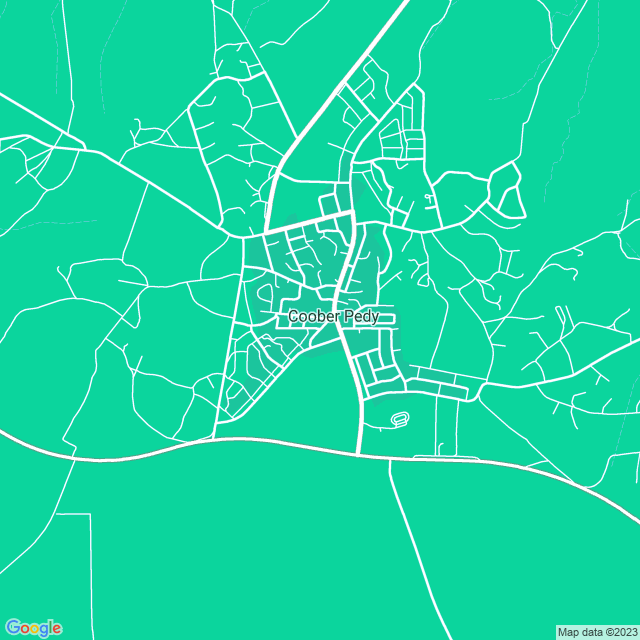 Map showing the location of Blesing Development in Coober Pedy, SA 5723