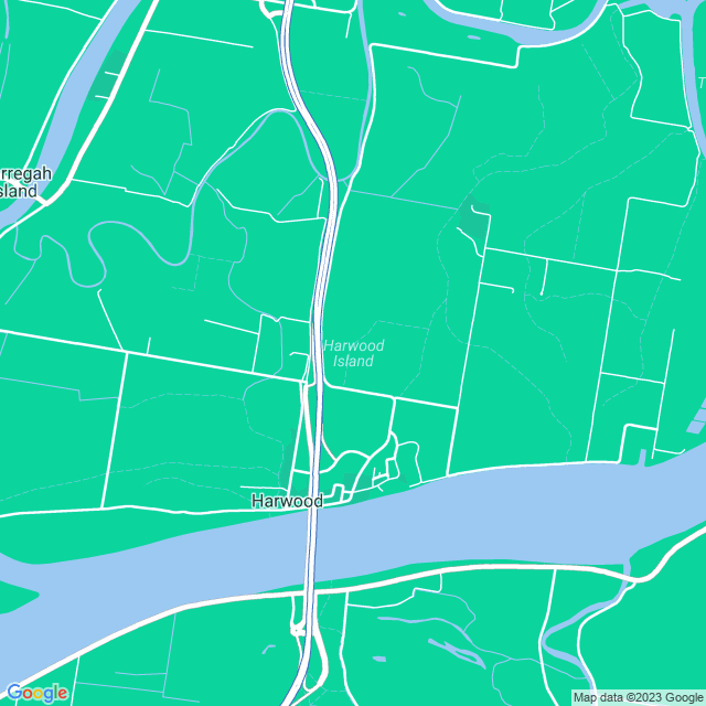 Map showing the location of Crompton K C in Harwood, NSW 2465