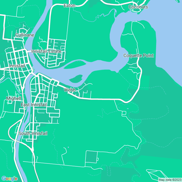 Map showing the location of Marshelly fishing Co in Webb, QLD 4860