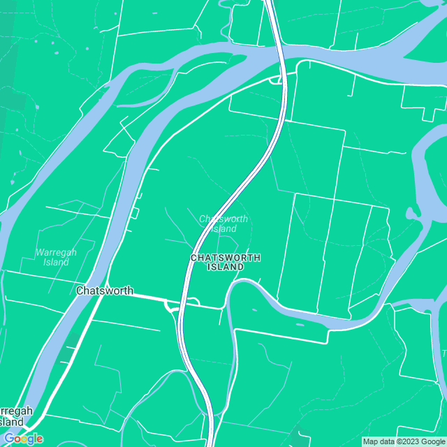 Map showing the location of Riverview Crematorium in Chatsworth, NSW 2469