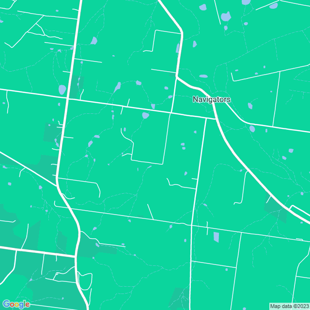 Map showing the location of Walsh Bluestone Quarry in Navigators, VIC 3352
