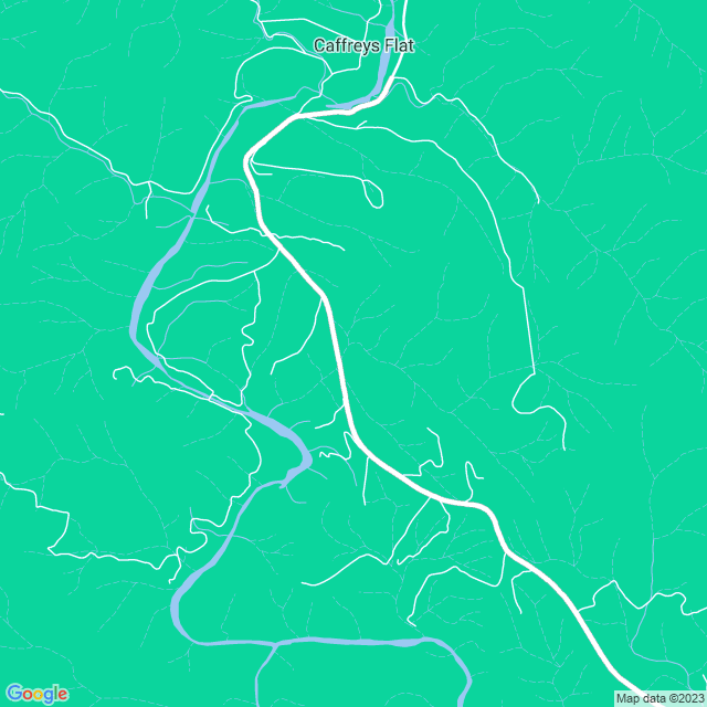 Map showing the location of Knorrit Flat Riverside Camp in Caffreys Flat, NSW 2424