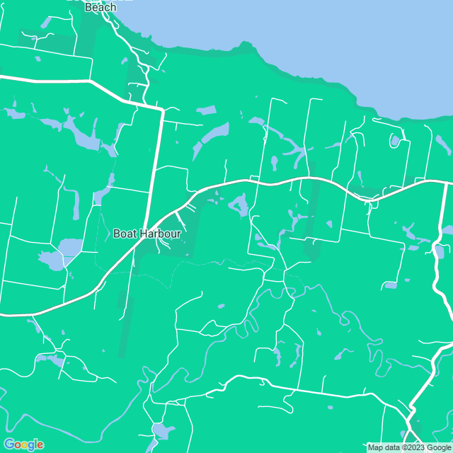 Map showing the location of Killynaught Cafe in Boat Harbour, TAS 7321