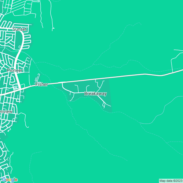 Map showing the location of Telstra Hill in Breakaway, QLD 4825
