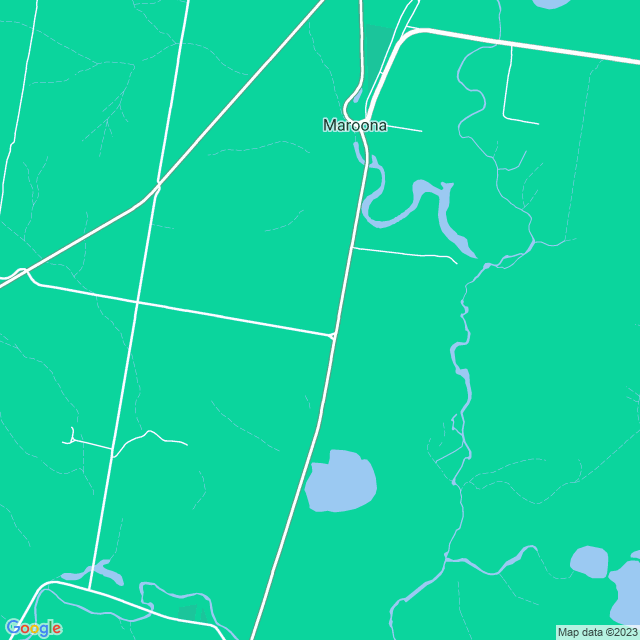 Map showing the location of Maroona Hotel in Maroona, VIC 3377