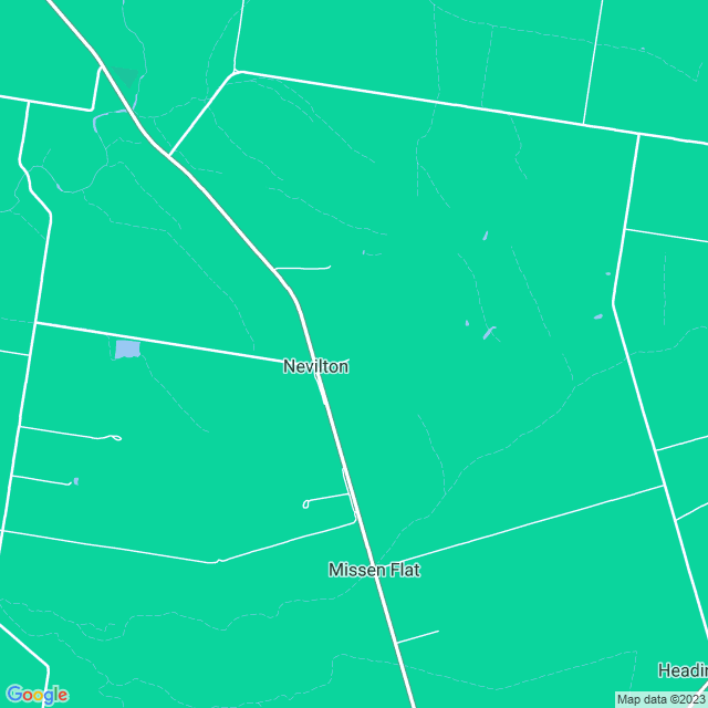 Map showing the location of Broadwater Downs in Nevilton, QLD 4361