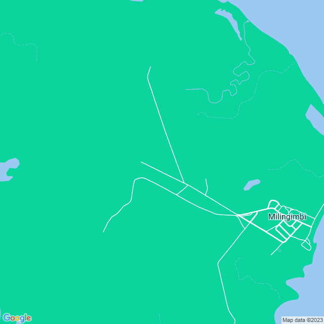 Map showing the location of Milingimbi School in Milingimbi, NT 822