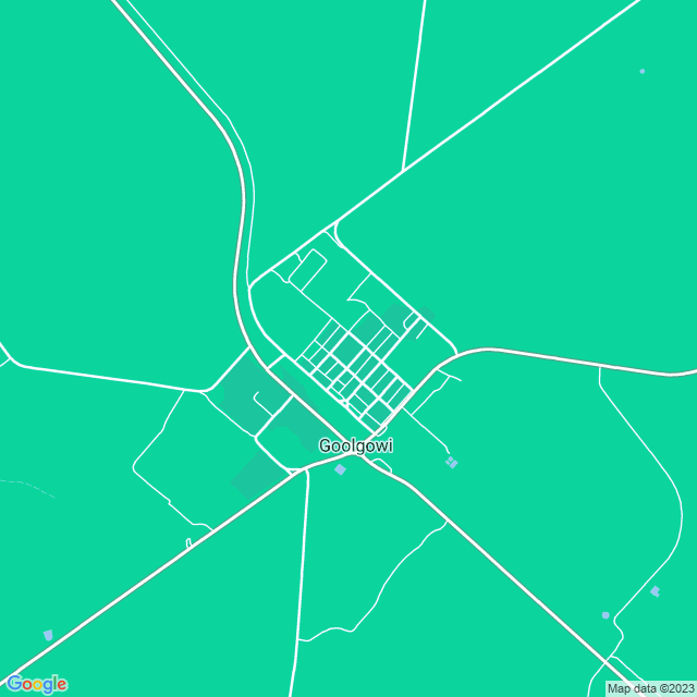 Map showing the location of Wells R W in Goolgowi, NSW 2652
