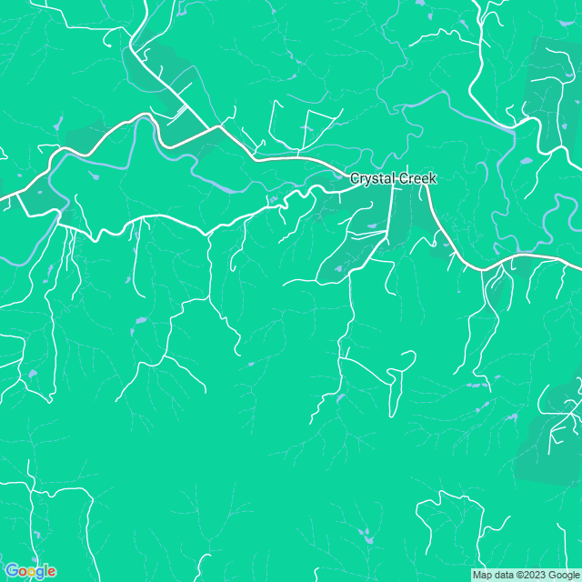 Map showing the location of Palmdale Stud in Crystal Creek, NSW 2484
