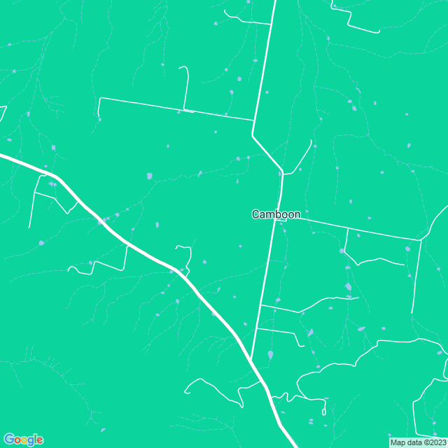 Map showing the location of LYNCHBURG in Camboon, NSW 2849