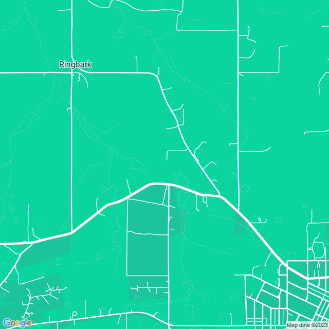 Map showing the location of Thompson W E&S a in Ringbark, WA 6258