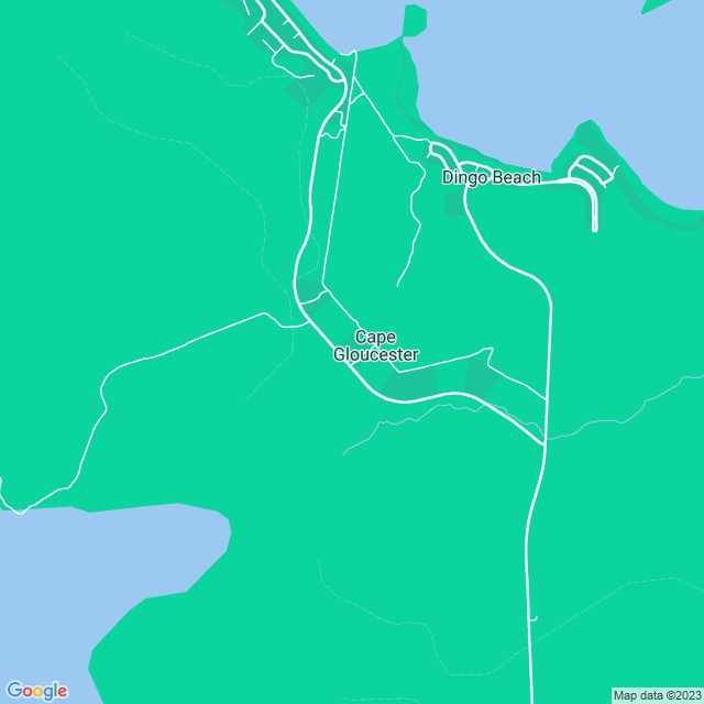 Map showing the location of Red Bream in Cape Gloucester, QLD 4800