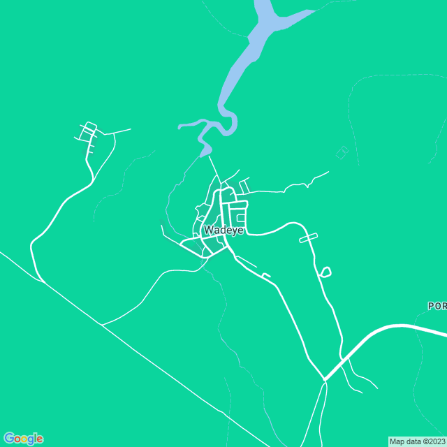 Map showing the location of Old Mission in Wadeye, NT 822