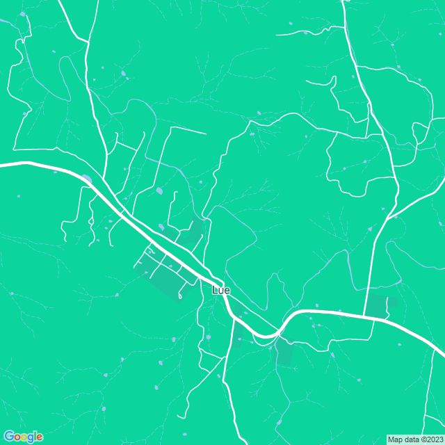 Map showing the location of Lue Public School in Lue, NSW 2850
