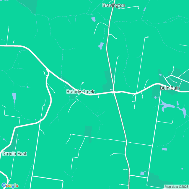 Map showing the location of Craig Rees Backhoe in Brandy Creek, VIC 3821