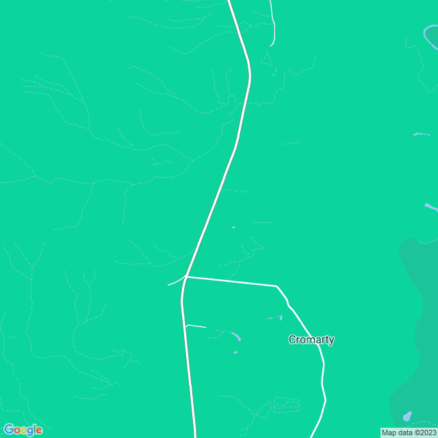 Map showing the location of Wongaloo in Cromarty, QLD 4809
